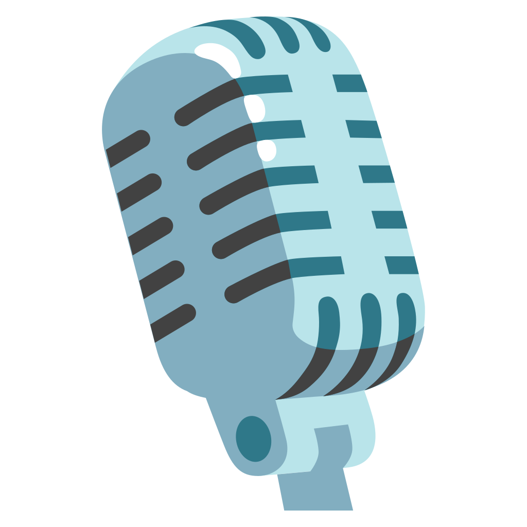 Studio Microphone Emoji Meaning Usage