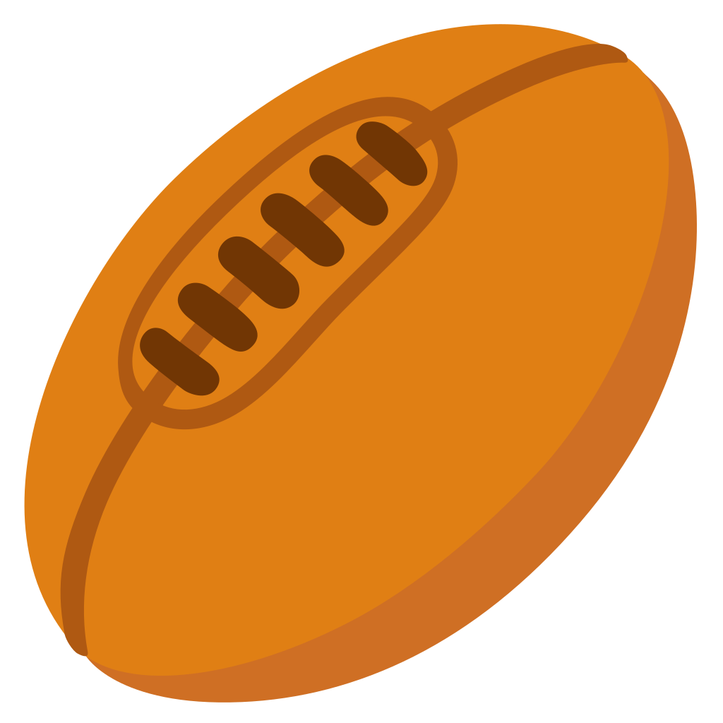  Rugby Football Emoji Meaning Usage