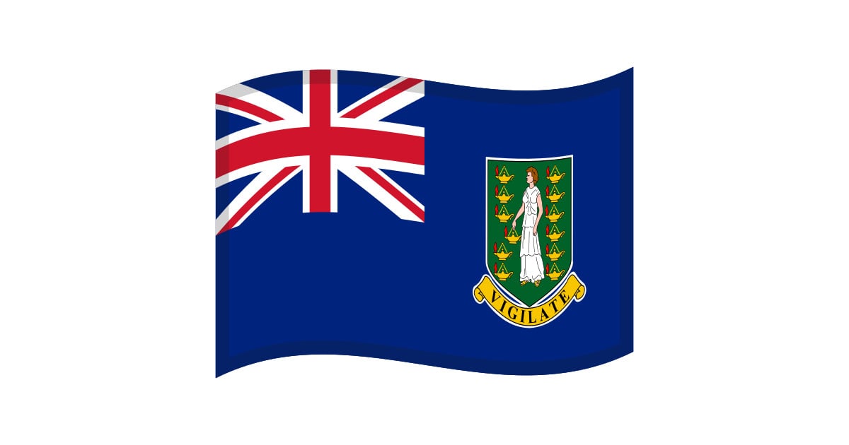  Flag British Virgin Islands Emoji Meaning Usage