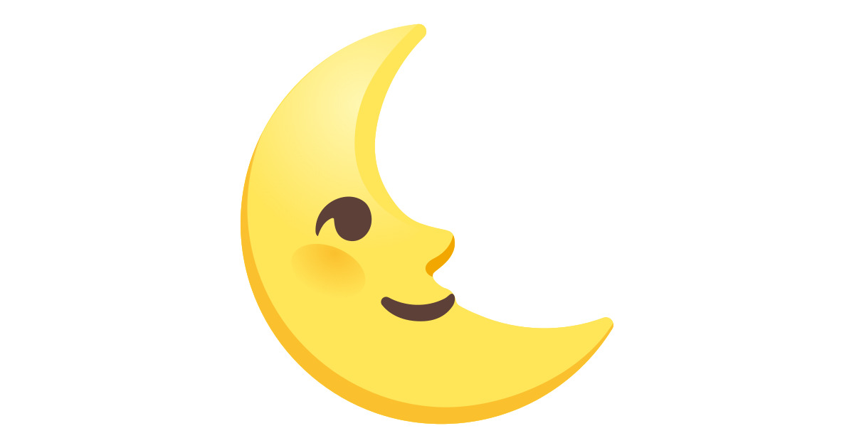 🌜 Last Quarter Moon Face Emoji: Meaning & Usage
