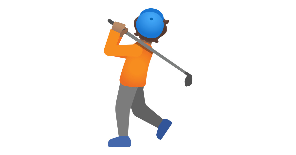 ππ½ Person Golfing: Medium Skin Tone Emoji