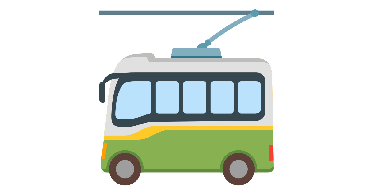 🚎 Trolleybus Emoji: Meaning & Usage