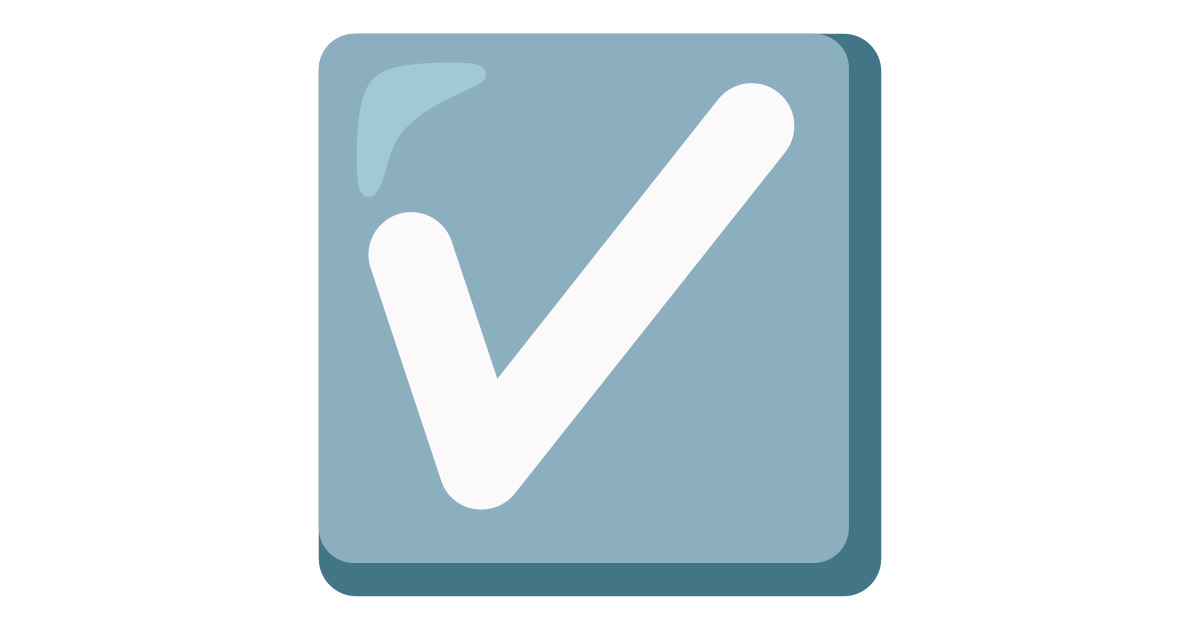 ☑️ Check Box With Check Emoji: Meaning & Usage