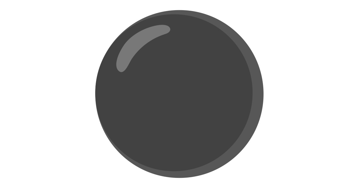 ⚫ Black Circle Emoji