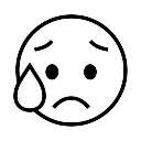 😥 Cara Triste Pero Aliviada Emoji: Significado y Uso