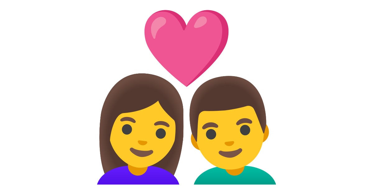 👩‍❤️‍👨 Couple With Heart: Woman, Man Emoji: Meaning & Usage