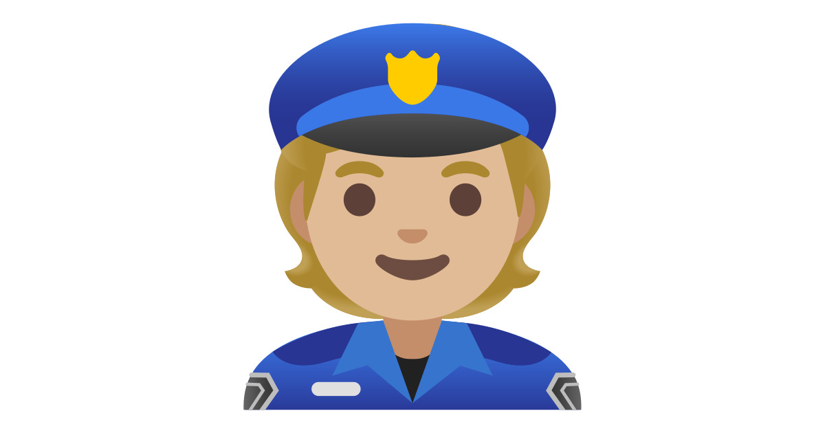 ๐ฎ๐ผ Police Officer: Medium-Light Skin Tone Emoji