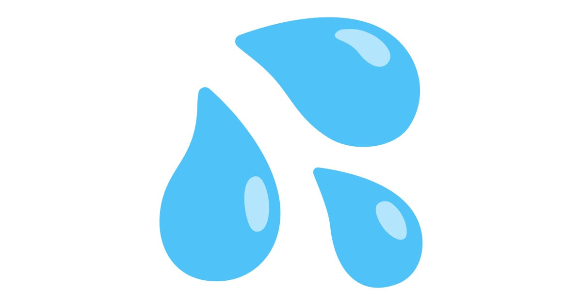 💦 Sweat Droplets Emoji: Meaning & Usage