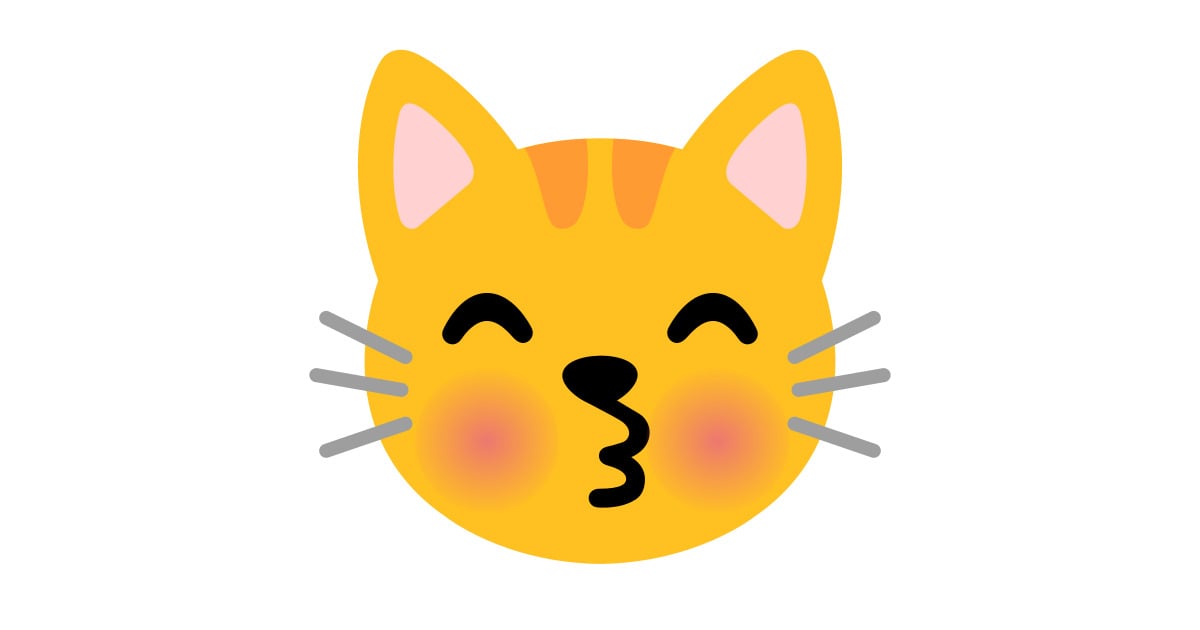 ๐ฝ Kissing Cat Emoji: Meaning & Usage