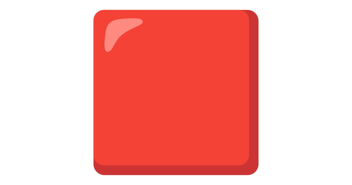 🟥 Red Square Emoji: Meaning & Usage