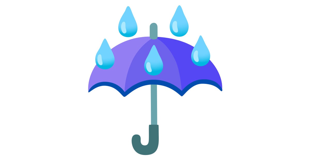 ☔ Umbrella With Rain Drops Emoji: Meaning & Usage