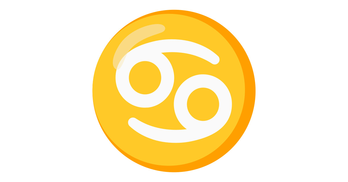 ♋ Cancer Emoji: Meaning & Usage
