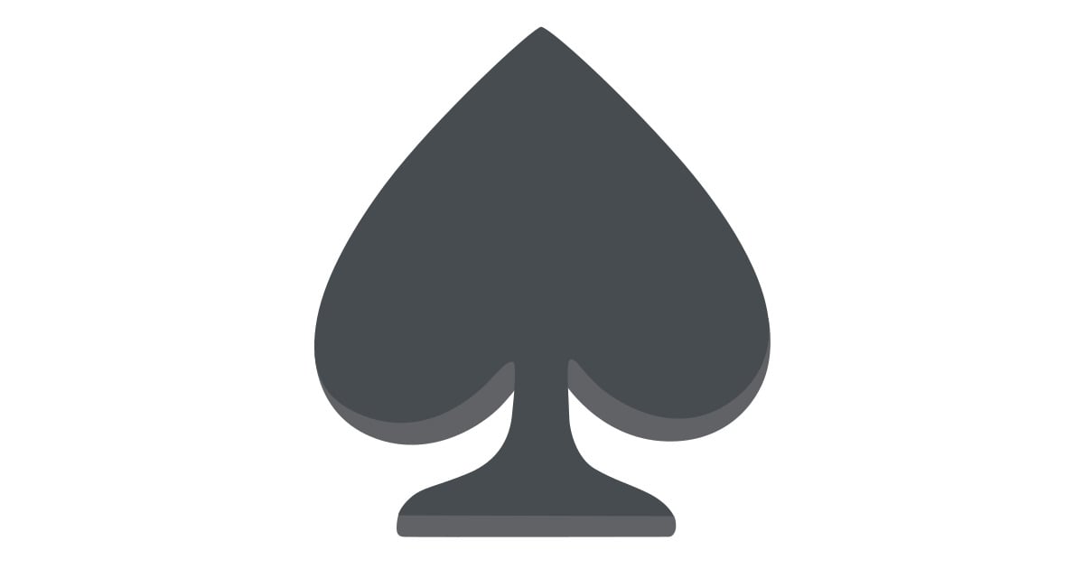 ♠️ Spade Suit Emoji: Meaning & Usage