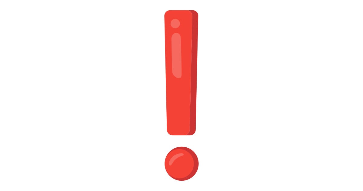 Red Exclamation Mark Emoji: Meaning & Usage