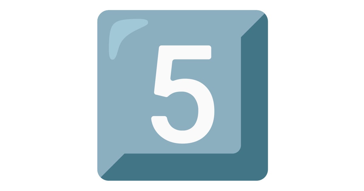 5️⃣ Keycap: 5 Emoji: Meaning & Usage
