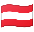 Google: Android 12L - AT Flagge-Emoji, Österreichische Flagge-Emoji