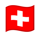 Google (Android 12L) CH Flag Emoji, Swiss Flag Emoji