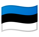 Google: Android 12L - EE Flagge-Emoji, Estnische Flagge-Emoji