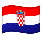 Google: Android 12L - HR Flagge-Emoji, Kroatische Flagge-Emoji
