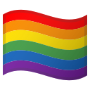 Google (Android 12L) Pride Flag Emoji