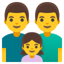 Google: Android 12L - Familie: Väter, Tochter