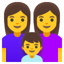 Google (Android 12L) Family: Mothers, Son
