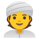 Google (Android 12L) Turban Emoji
