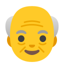 Google (Android 12L) Grandfather Emoji