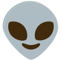 Google: Android 12L - Alien-Emoji