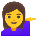 💁‍♀️ Woman Tipping Hand Emoji