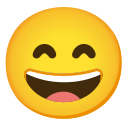 Google (Android 12L) Smile Emoji