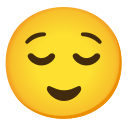 Google (Android 12L) Relieved Emoji