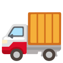 Google (Android 12L) Shipping Emoji, Shipping Truck Emoji
