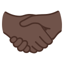 Handshake: Dark Skin Tone