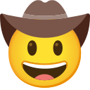 Google (Android 12L) Cowboy Emoji