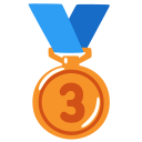 Google (Android 12L) Bronze Medal Emoji