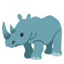 Google (Android 12L) Rhino Emoji