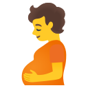 schwangere Person