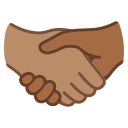 Handshake: Medium Skin Tone, Medium-dark Skin Tone