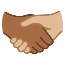 Handshake: Medium-dark Skin Tone, Medium-light Skin Tone