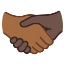 Handshake: Medium-dark Skin Tone, Dark Skin Tone
