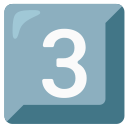 Google (Android 12L) Three Emoji