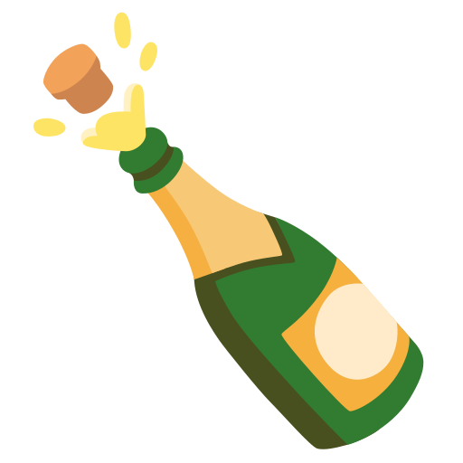 yaramazlık çok bourgeon  🍾 Bottle With Popping Cork Emoji