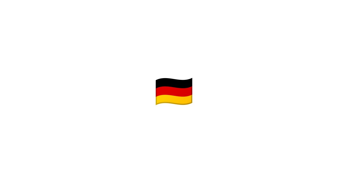  Flagge Deutschland Emoji DE Flagge Emoji Deutsche Flagge Emoji