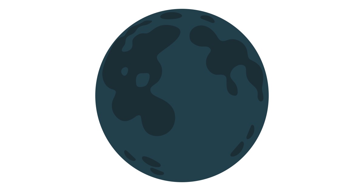  new moon emoji