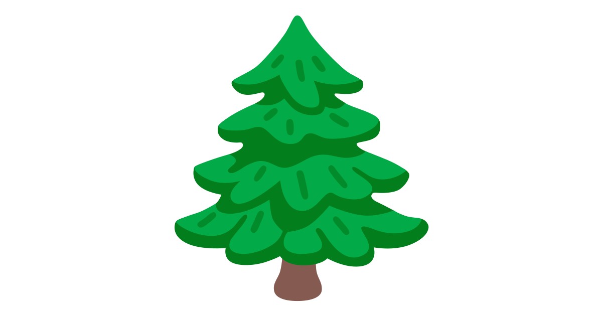 🌲 Evergreen Tree Emoji