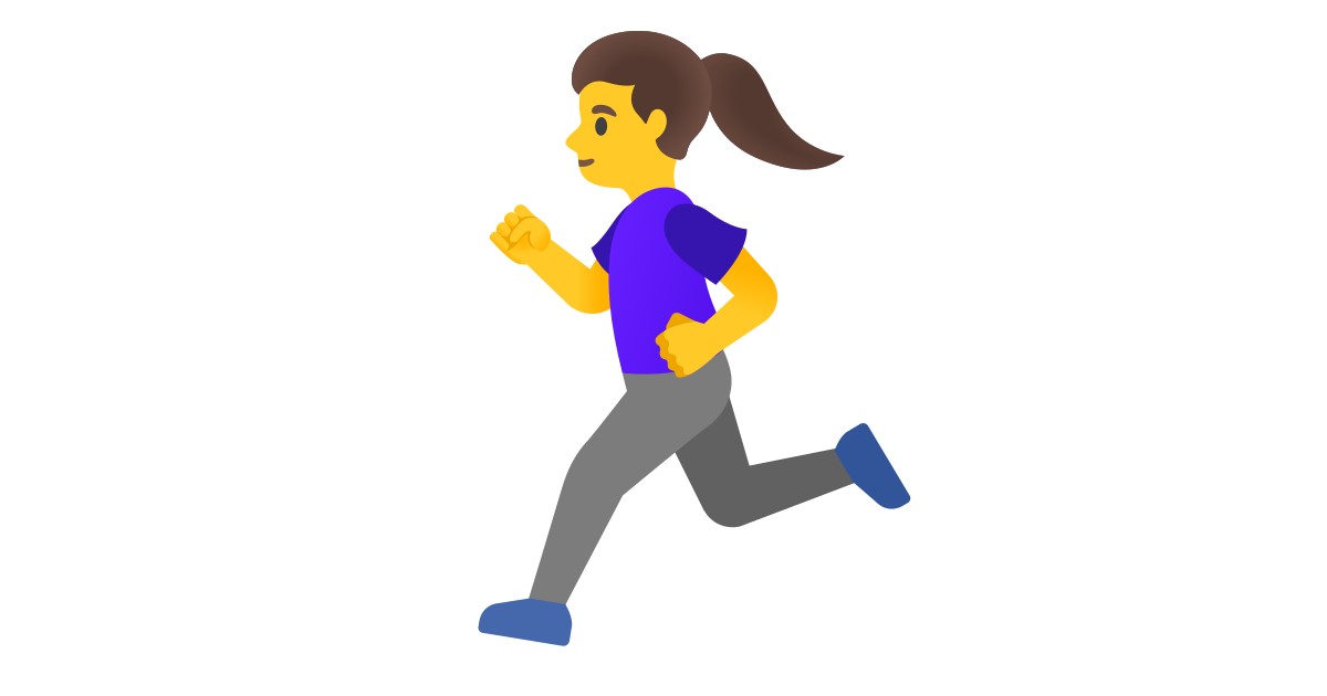 🏃‍♀️ Woman Running Emoji