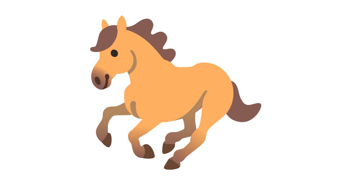 How To Draw A Horse Emoji