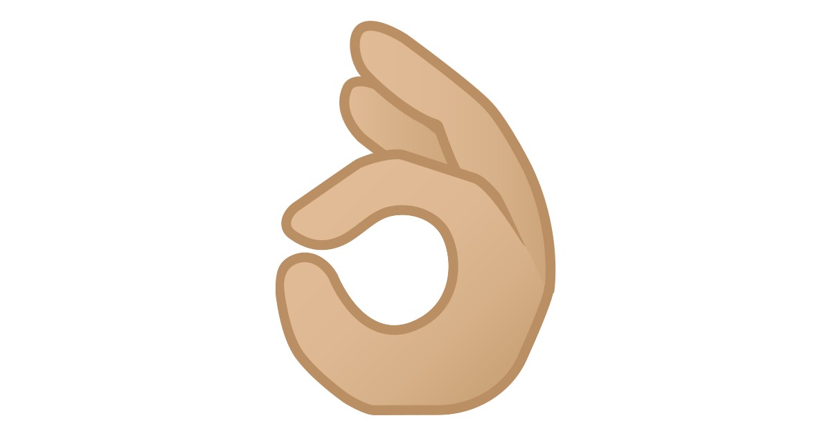 👌🏼 OK Hand: Medium-light Skin Tone Emoji