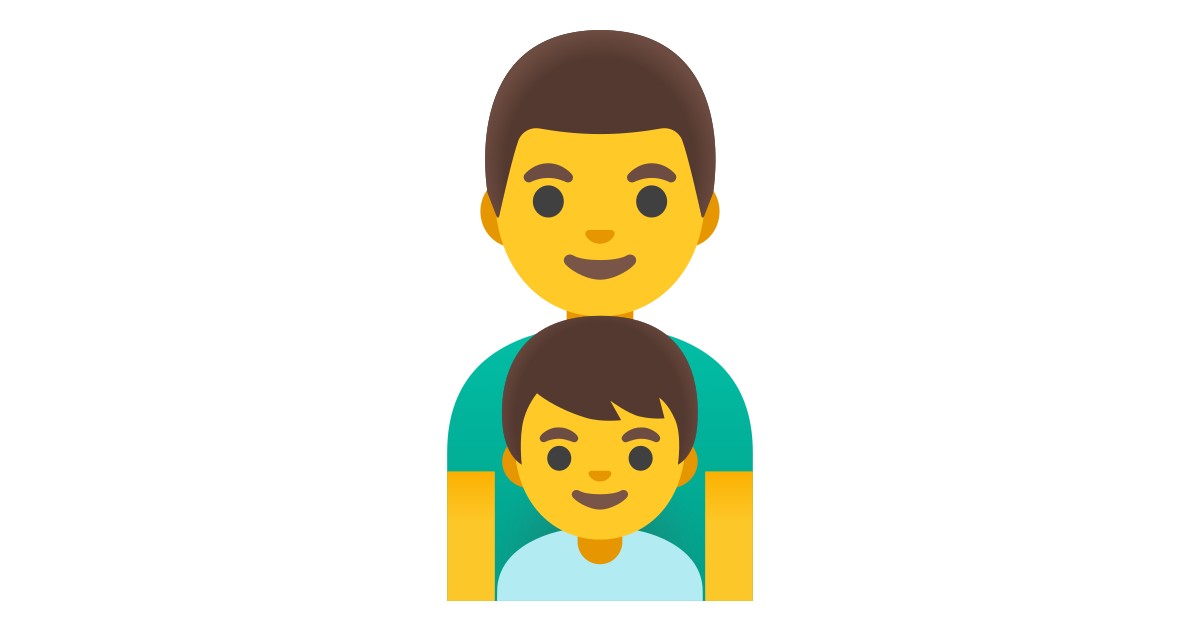 👨‍👦 Family: Man, Boy Emoji | Family: Father, Son